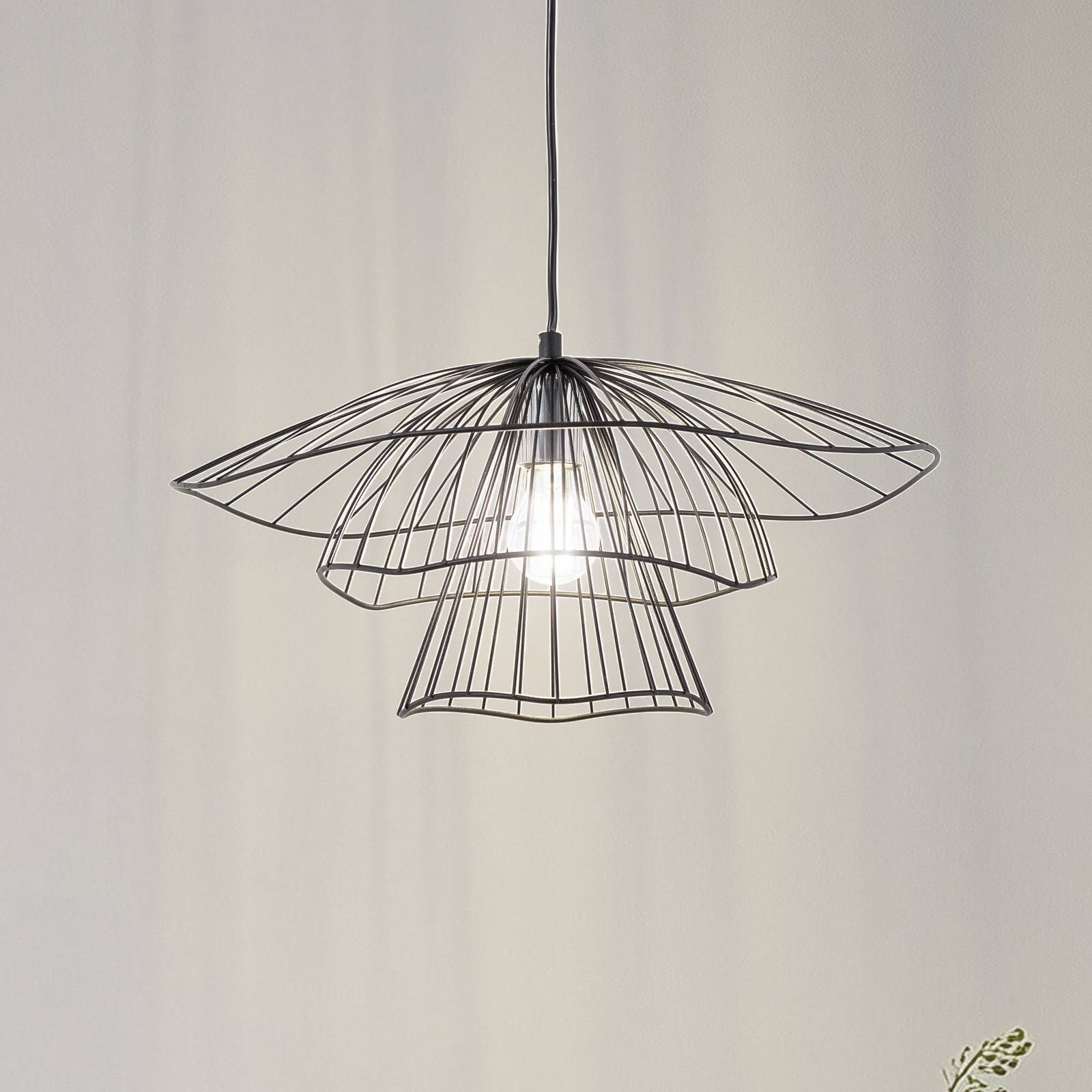 Hänglampa Tel 6504 Opviq, dimbar, Svart, Vardagsrum / matsal, Metall, Modern, Pendellampa