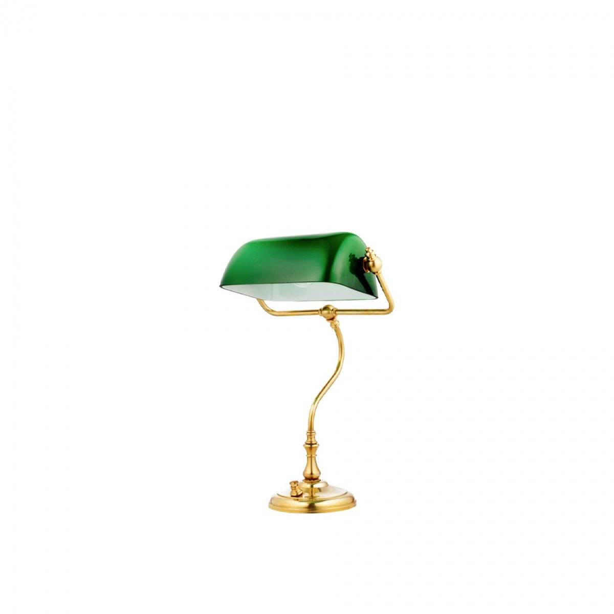 Bankir Bordslampa Mässing