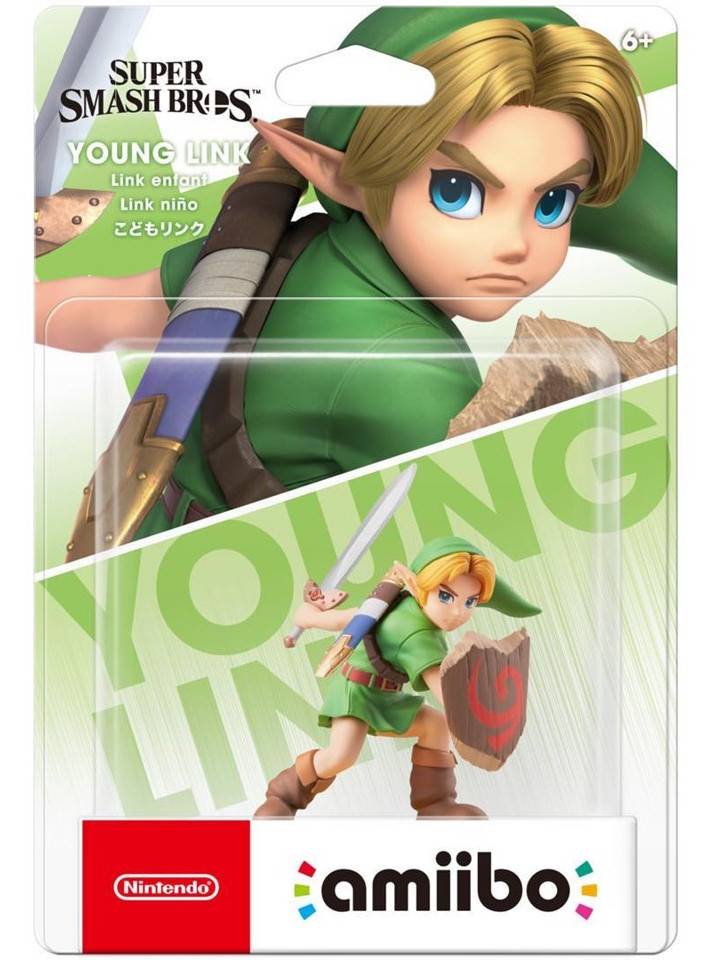 Nintendo Super Smash Bros Amiibo Spilfigur - Young Link