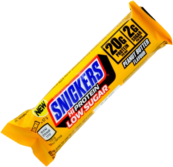 Mars Snickers Peanut Butter Low Sugar HiProtein Bar 57 g Snickers jordnötssmör