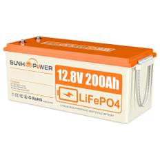 SUNHOOPOWER 12V 200Ah LiFePO4 Battery