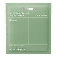 Biodance - Refreshing Sea Kelp Real Deep Mask - Beroligende Og Rensende Maske - Sea Kelp Refresh Real Deep Mask 1pcs - For Women