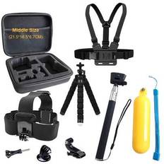 Stativtillbehör för GoPro Hero 13 12 11 10 9 Mount Floating Bobber Selfie Stick Go Pro 8 7 6 5 4 För DJI OSMO Action 5Pro 4 3 Insta360 X4 X3 SJ4000 EN - Svart