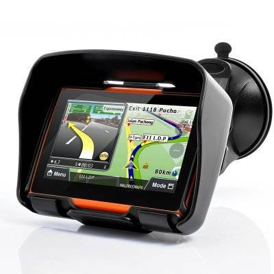 Vattentät och tålig GPS till Motorcykel med 4GB inbyggt minne + MicroSD