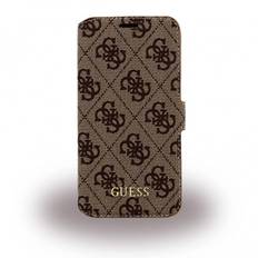 Samsung Galaxy S7 edge cover - etui Guess uptown design brun