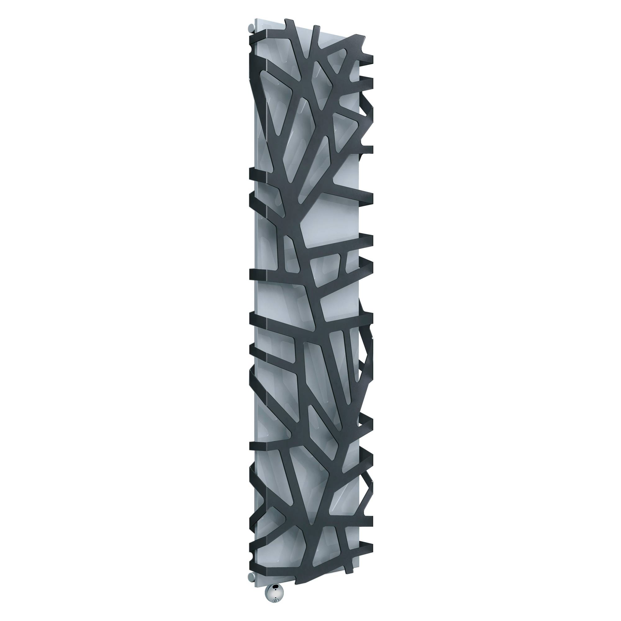El Radiator 1000 W Flora Ljusgrå-Svart