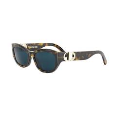 Dior 30Montaigne B5U Sunglasses (Blue/Blue - Cat Eye - Women)