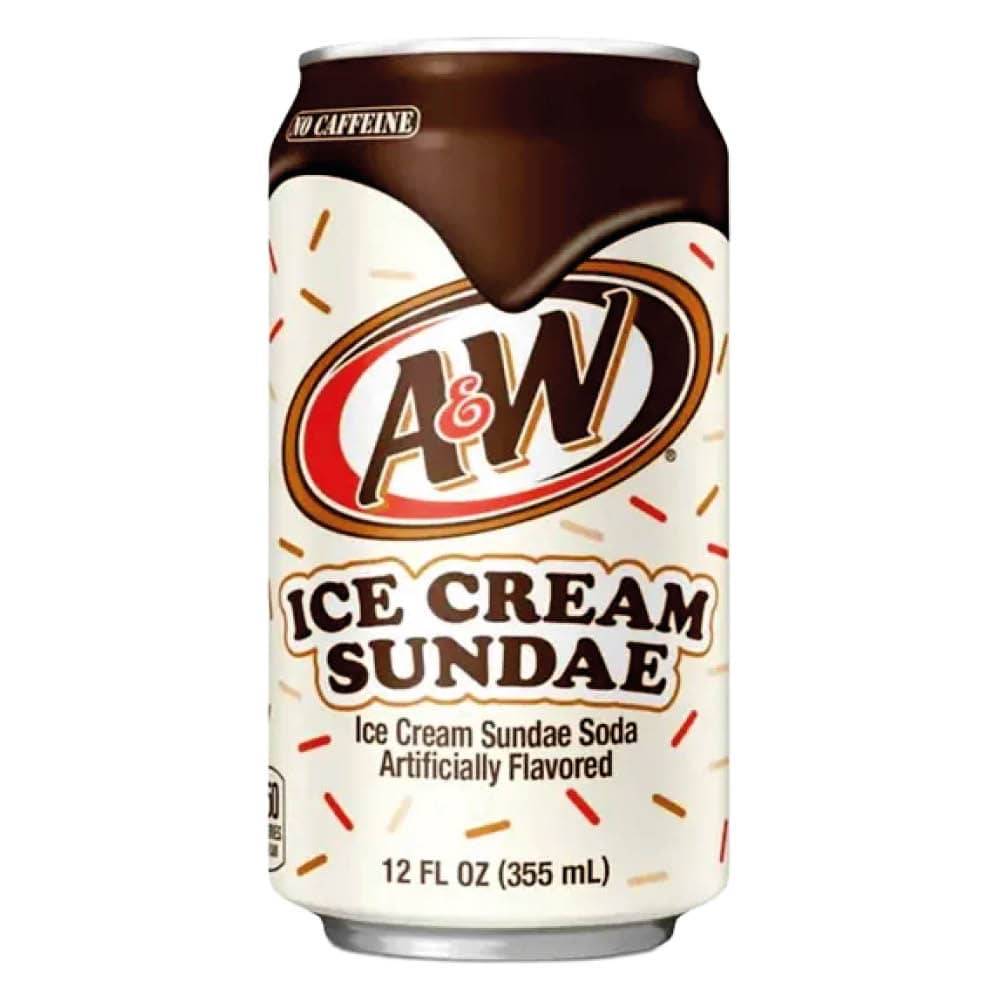 A&W Ice Cream Sundae 355 ml - Bäst före 2026-04-27