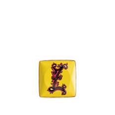 Versace - Alphabet Plate Z - 12 cm - Uppläggningsfat - Flerfärgad