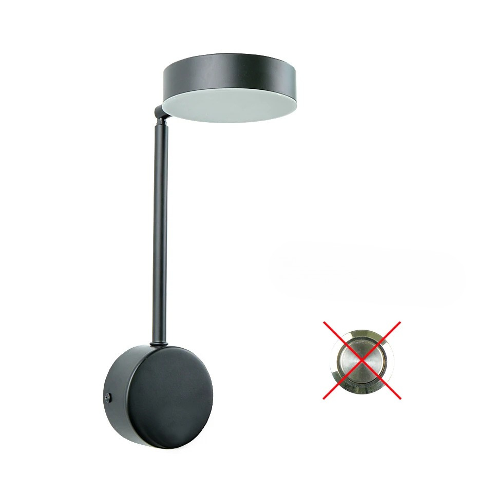 NordicGlow - Justerbar LED Vägglampa för Modernt Inredning - WA216-B / Varm Vit (5500-7000K)
