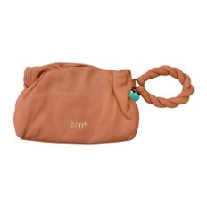 RED Valentino, Tasker , Dame, Lyserød, ONE SIZE, Uld, Stilfuld Clutch Taske til Kvinder