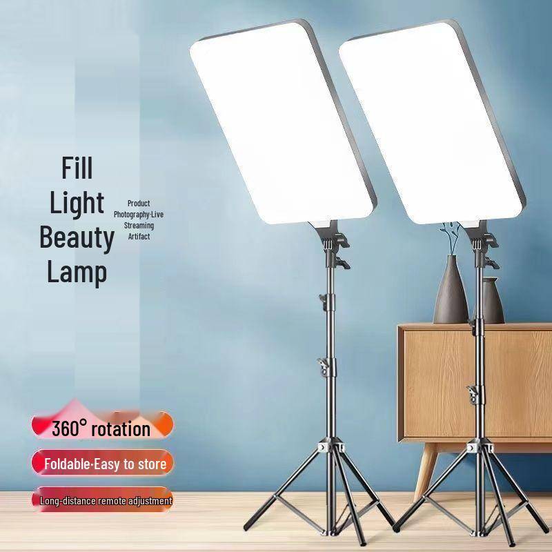 Professionell LED-studiolampa för livestreaming & fotografering