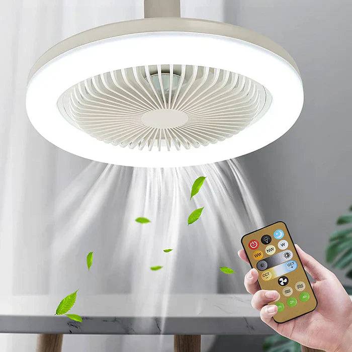 CoolLight Takfläkt - Stilig Fläkt med LED-belysning