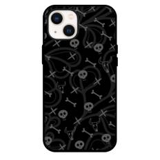 Skull Pattern Phone Case For iPhone Samsung Galaxy Pixel OnePlus Vivo Xiaomi Asus Sony Motorola Nokia - Skull Pattern Art On Black Background