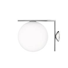 Flos IC Light C/W1 - Væg-Loft lampe - Krom