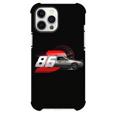 Initial D Phone Case For iPhone Samsung Galaxy Pixel OnePlus Vivo Xiaomi Asus Sony Motorola Nokia - Initial D 86 Grey Car with Temperature Background