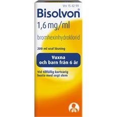 Bisolvon oral lösning 1,6 mg/ml 200 ml