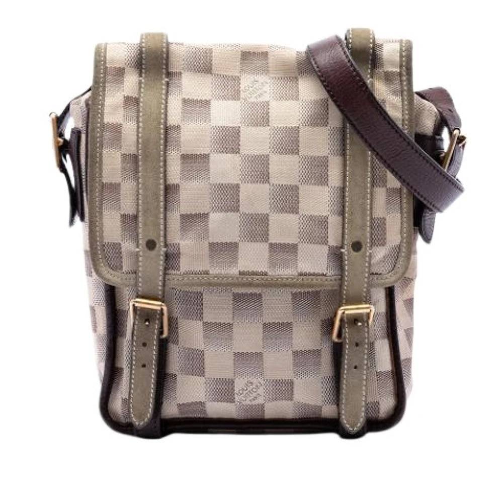 Louis Vuitton Vintage Pre-owned Damier Crossbody Bag - Vintage - Dame - Beige - ONE SIZE - Læder