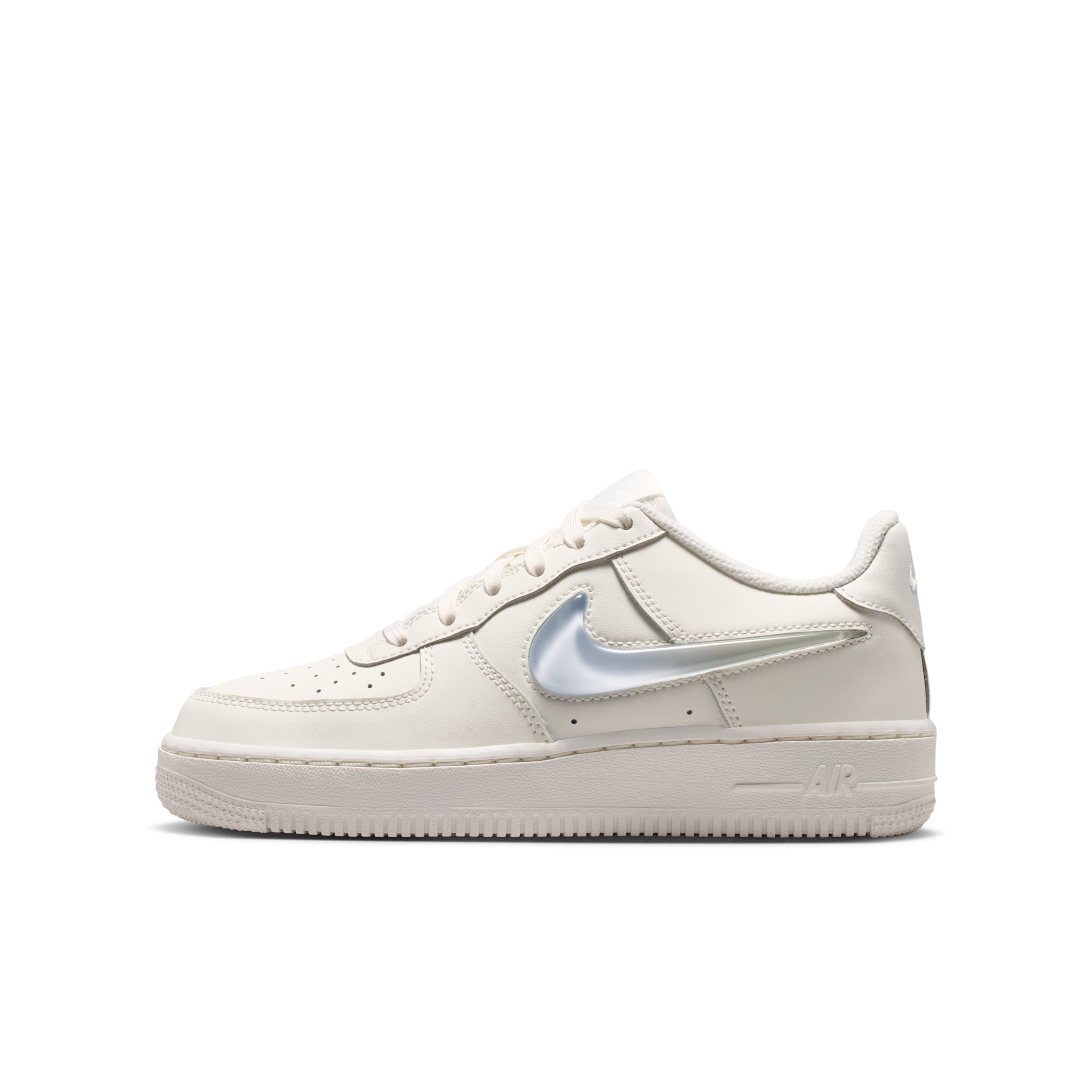 Nike Air Force 1-sko til større børn - hvid
