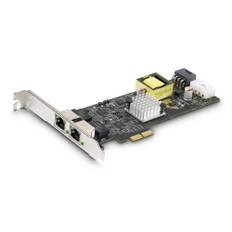 StarTech.com 2-Port 2.5Gbps PoE Network Card, Intel I225-V, 802.3af/at