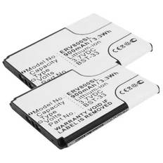 2x CELLONIC BST-33 mobilbatteri för Sony Ericsson C903 C702 G705u G502 G700 G900 med 3.6V - 3.7V, 900mAh - ersättningsbatteri med lång batteritid