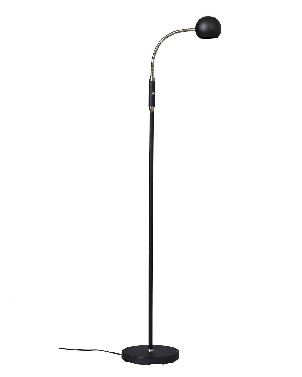 Golvlampa Fladen, Svart