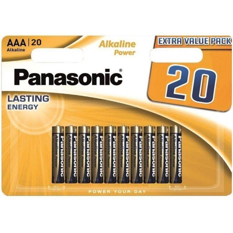 Panasonic Bronze AAA-batterier LR03 – 20-pack