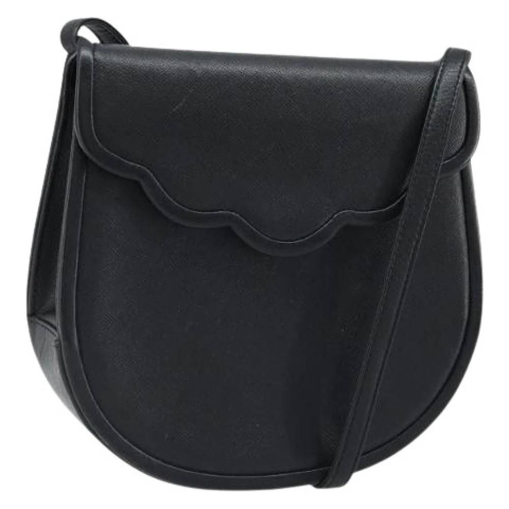 Saint Laurent Vintage Pre-owned Vintage skuldertaske - Vintage - Dame - Sort - ONE SIZE - Uld