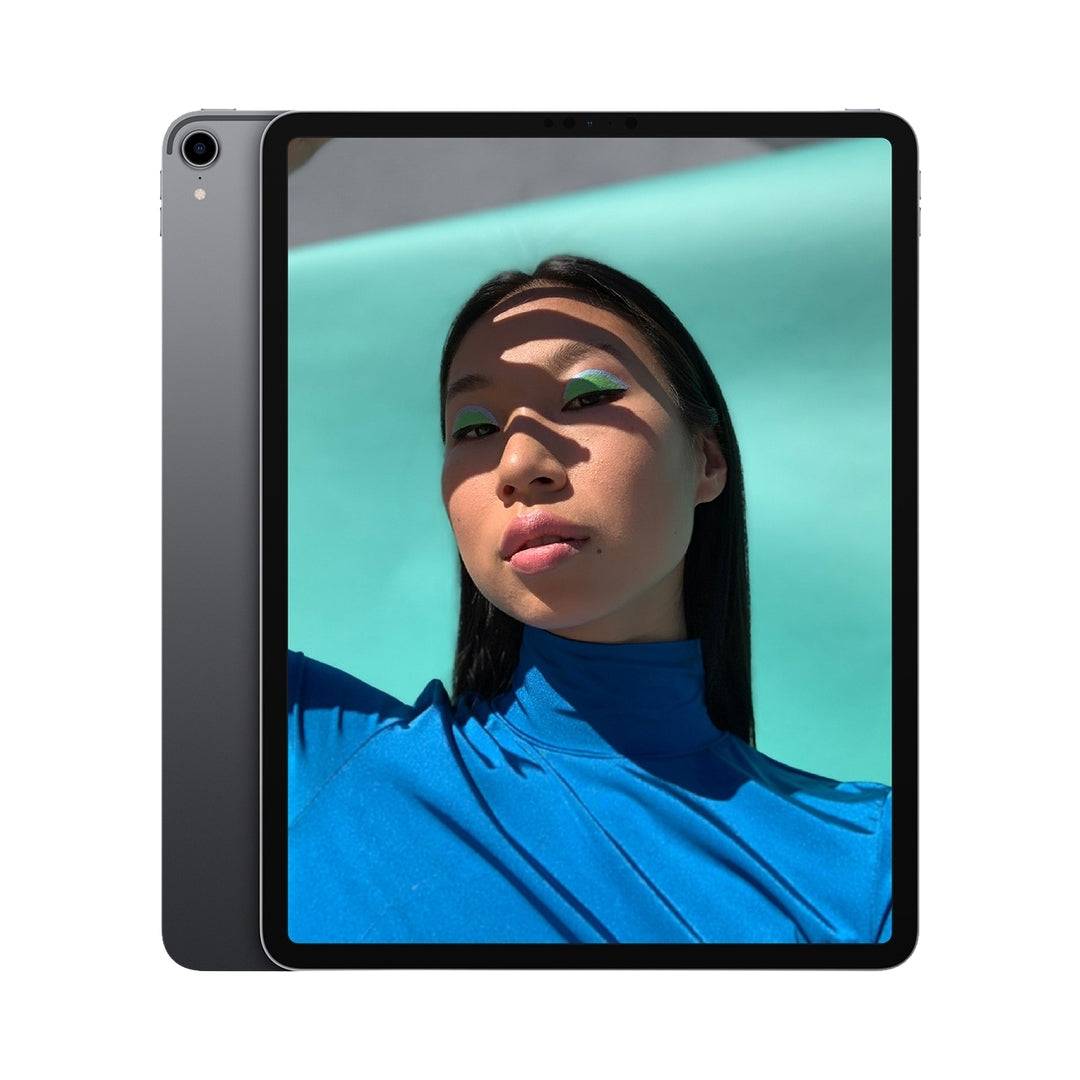 Brugt iPad Pro 12.9" 3. Gen (2018) WiFi | 512GB | Space Grey | Brugbar stand