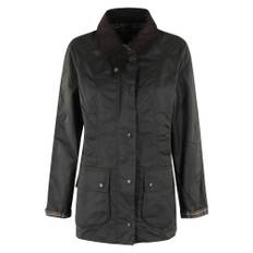 Barbour, Jakke, Dame, Grøn, S, Uld, Stilfuld Beadnell Voks Jakke