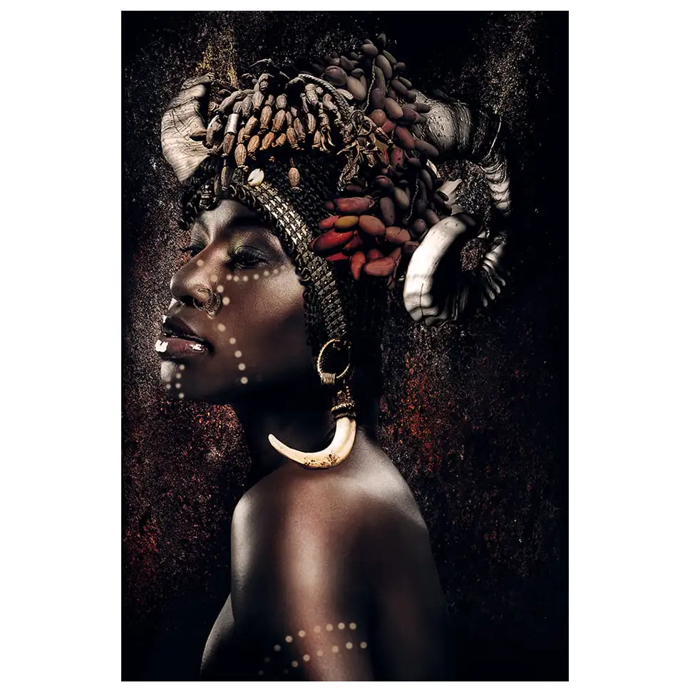 Artwood, Väggdekor Queen of Africa 80x120 cm