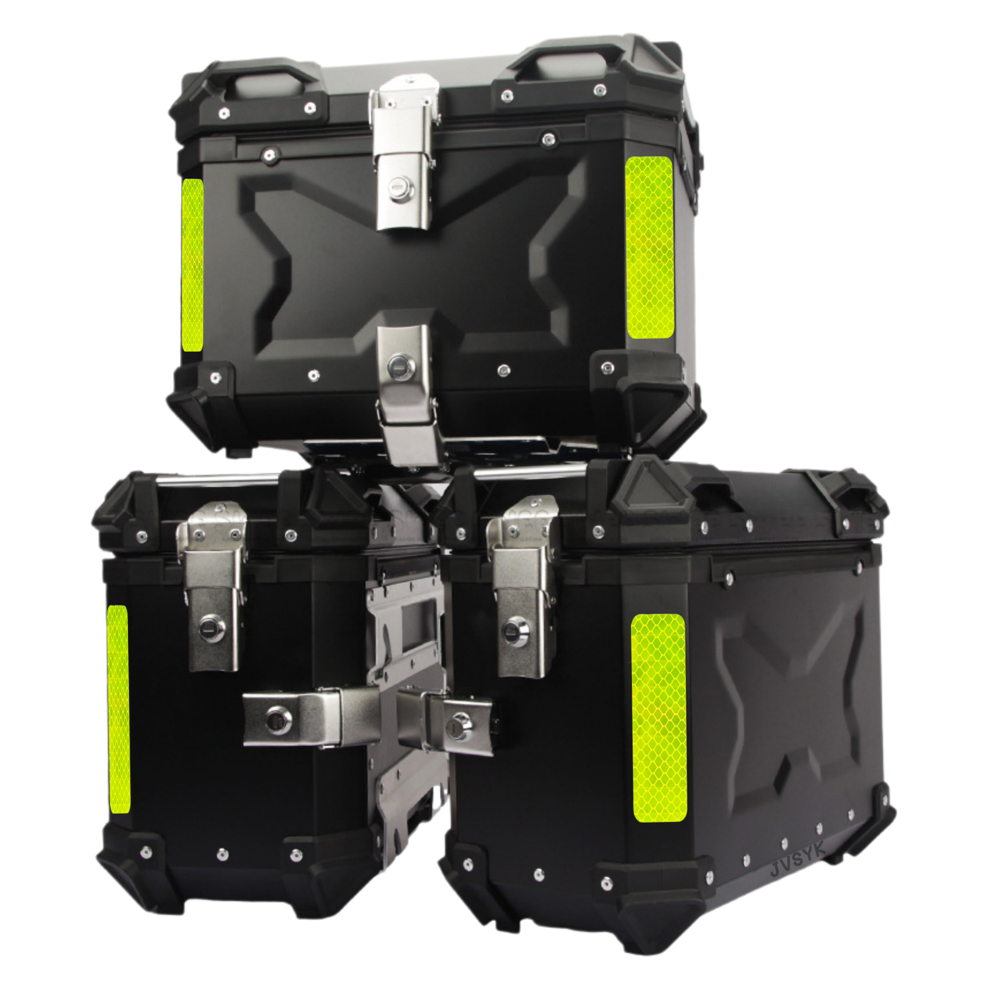 45L,55L,65L Aluminum Motorcycle Top Box 38L Motorcycle Side Box Waterproof Tail Box Helmet Box Quick-lock Moto Trunk Tool Box