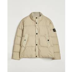 Stone Island Crinkle Reps Down Jacket Beige