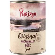 Purizon Adult 6 x 400 g - Adult Kycklingfilé med anka, morötter & björnbär
