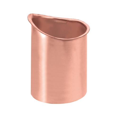 VMzinc tudstykke nr. 12, 333x87 mm, til kvartrund arkitekt tagrende, kobber