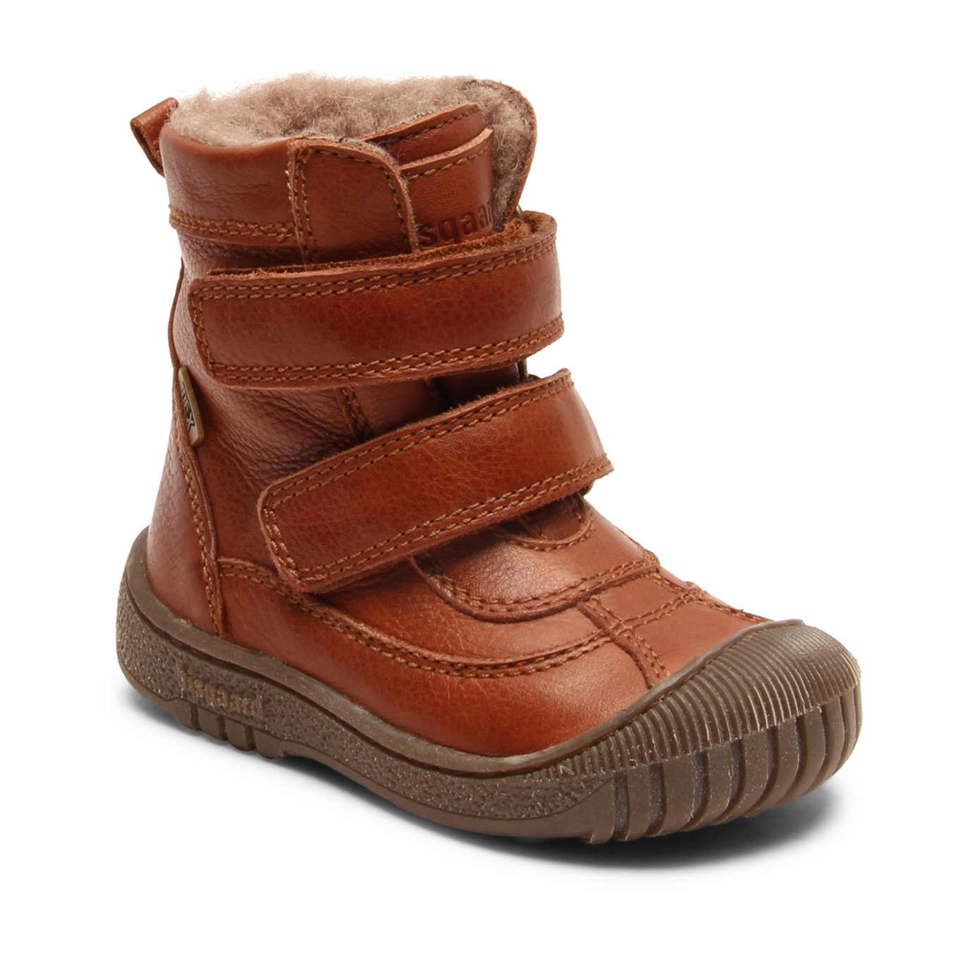 TEX-støvle m. velcro, Cognac - 25