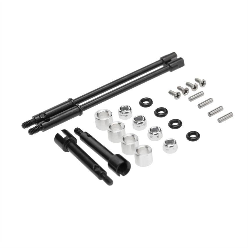 Hobby Details - DTSCX24-27 - Trækaksler på +4mm til Axial SCX24 - Kompletsæt