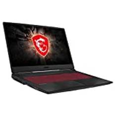 MSI GL75 10SFR-221 43,9 cm (17,3 tum/144 Hz) gamingbärbar dator (Intel Core i7-10750H, 16 GB RAM, 512 GB PCIe SSD + 1TB HDD, Nvidia GeForce RTX 2070, Windows 10 hem). Tyskt QWERTY tangentbord
