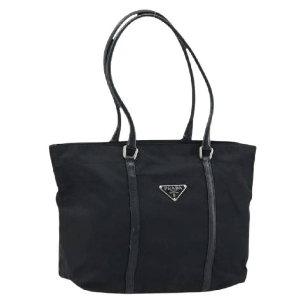 Prada Vintage Pre-owned Vintage Tote Taske - Vintage - Dame - Sort - ONE SIZE - Læder
