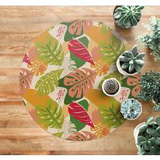 Alternativ grafisk monstera design natur matta