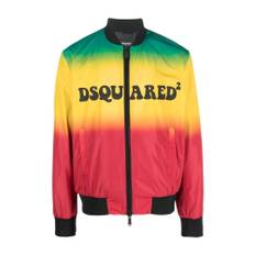 Dsquared2, Jacka, Herr, XL, Bomull, Reflekterande Regnbågsfärgad Bomberjacka - multicolor (XL)