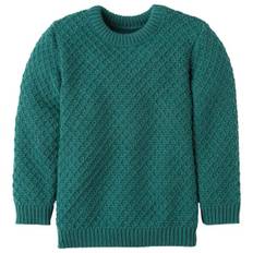 disana Kid's Aran-Pullover Ullpullover Barn Storlek 110/116 Färg turkos