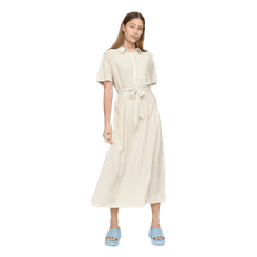 Soft Rebels Sradeline Midi Dress - Mimi Stripes Olive Gray Klänningar Dam Grön S