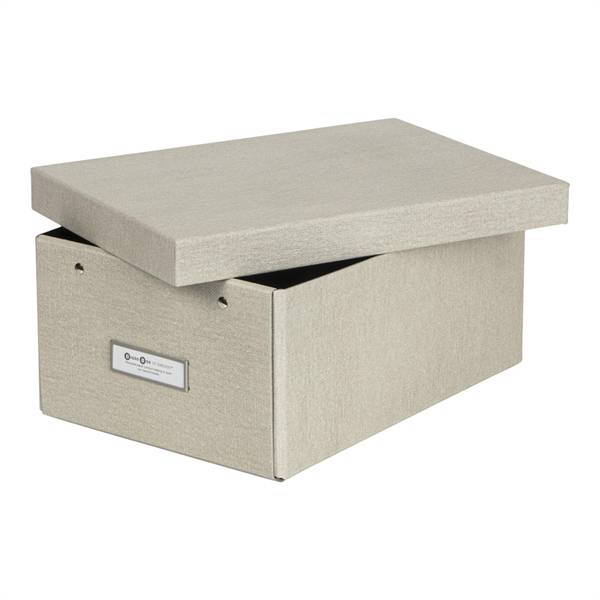 Bigso Box of Sweden - Opbevaringskasse Small - Karin - Linen
