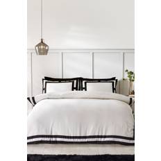 Catherine Lansfield Soft Mono Panel Dynebetræk SætSUPER KING