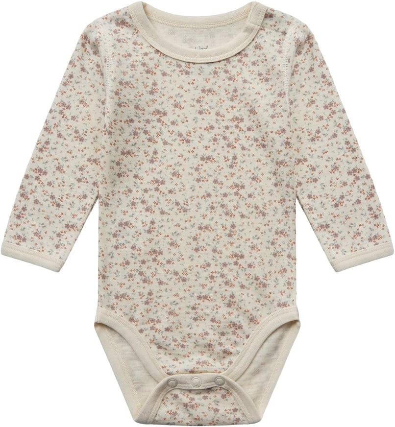 Hust & Claire "Hcbaloo Tiny"" Does Not Ha" Stl. 92 unisex - Långärmad Body Från Magasin - Off White (92)