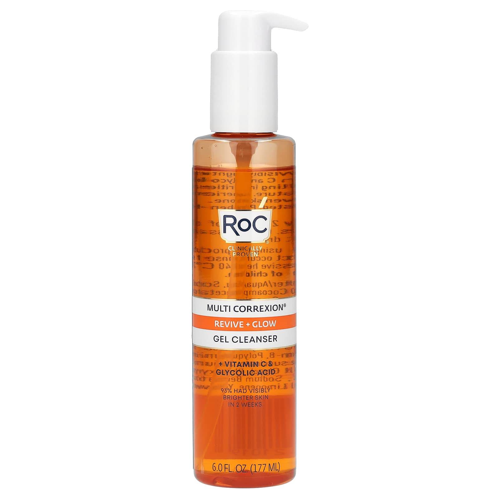 Multi Correxion, Revive Plus Glow Gel Rengöring med C-vitamin, 177 ml(170 ml)
