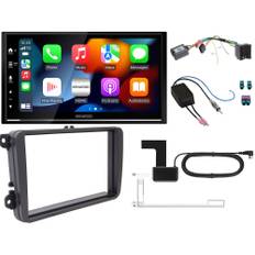 VW Eos 2-DIN radio set with Apple CarPlay and Android Auto