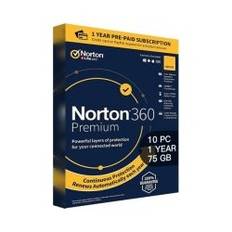 Norton 360 Premium Antivirus, 75GB Sky, 1...