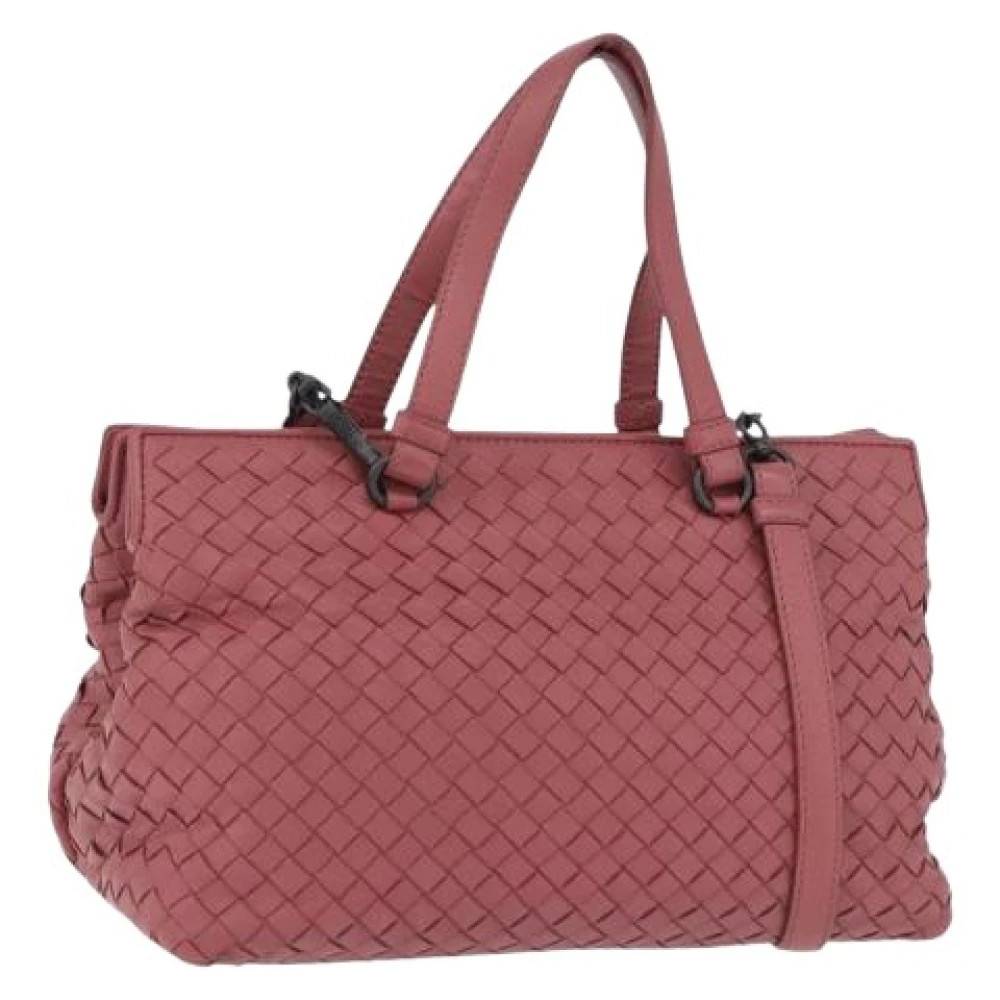 Bottega Veneta Vintage Pre-owned Vintage Hand Bag - Vintage - Dame - Lyserød - ONE SIZE - Uld